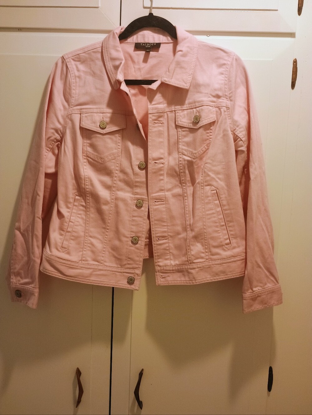 Talbots Pink Jean Jacket - Picture 2 of 6